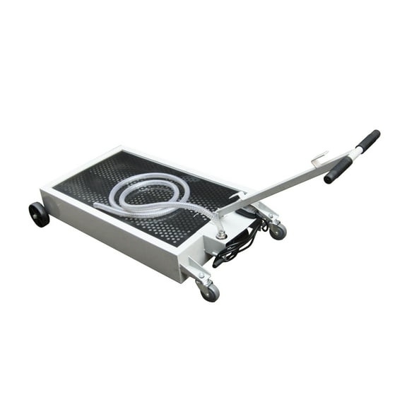 Shop Tuff Wheeled Steel Oil Drain with 110V Pump, 15 Gallon Tank Capacity