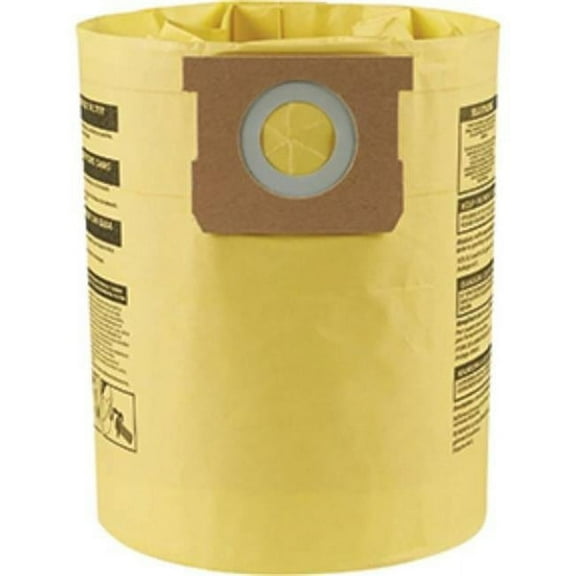Shop VAC USA SVU-9067133 5-8 gal High Efficiency Disposable Filter Bags, Pack of 2