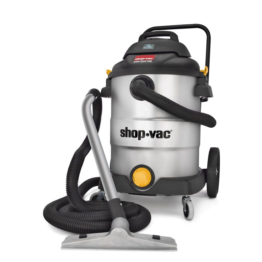 Shop Vac 16 Gallon, 6.5 Peak HP Stainless Steel Contractor Series Wet/Dry Vacuum