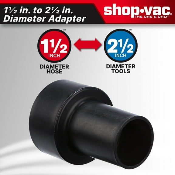 Shop-Vac 2-1/2-inch to 1-1/2-inch Conversion Unit