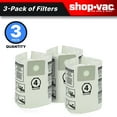 thumbnail image 1 of Shop-Vac 4 Gallon Disposable Filter Bags, Type LL, 3-Pack, 1 of 8