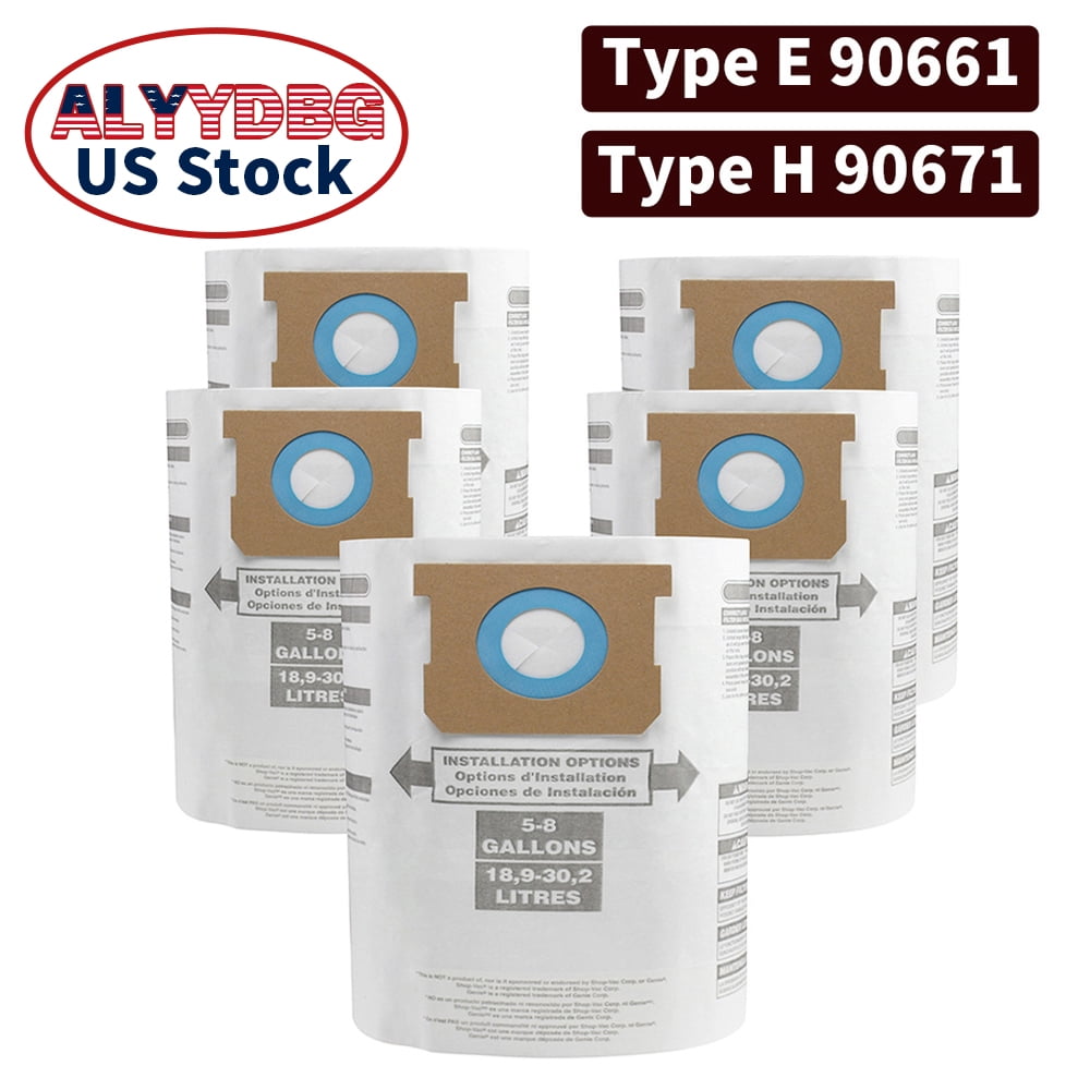 Type B - Shop-Vac® 2-2.5 Gallon* Disposable Filter Bags (3 Pack)