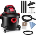 thumbnail image 1 of Shop-Vac 6 Gallon 3.0 Peak HP Wet Dry Vacuum, Heavy-Duty Shop Vacuum with Attachments, 5920611, 1 of 7