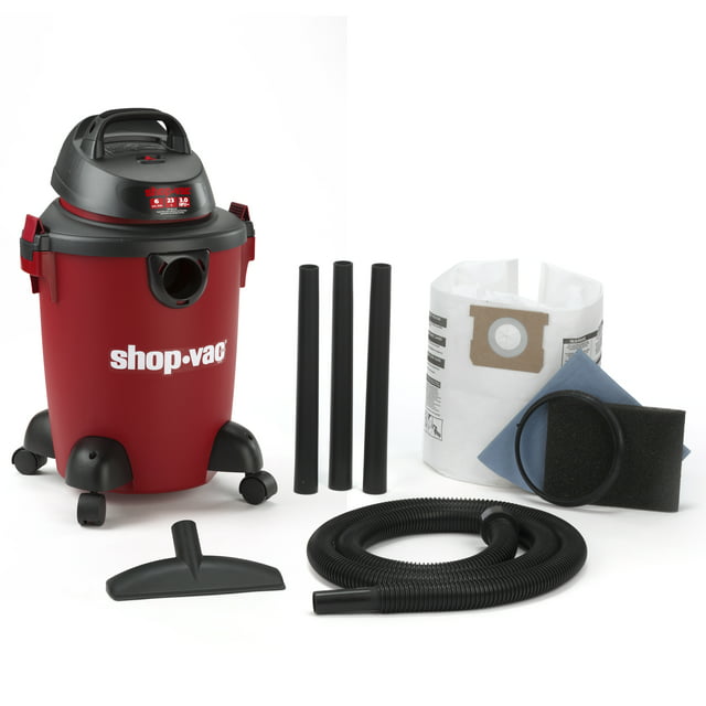 Shop-Vac 6 Gallon 3.0 Peak HP Wet / Dry Vacuum with Accessories and Casters