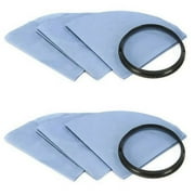Shop-Vac 9010700 Reusable Dry Filter with Mounting Ring, 6-Count