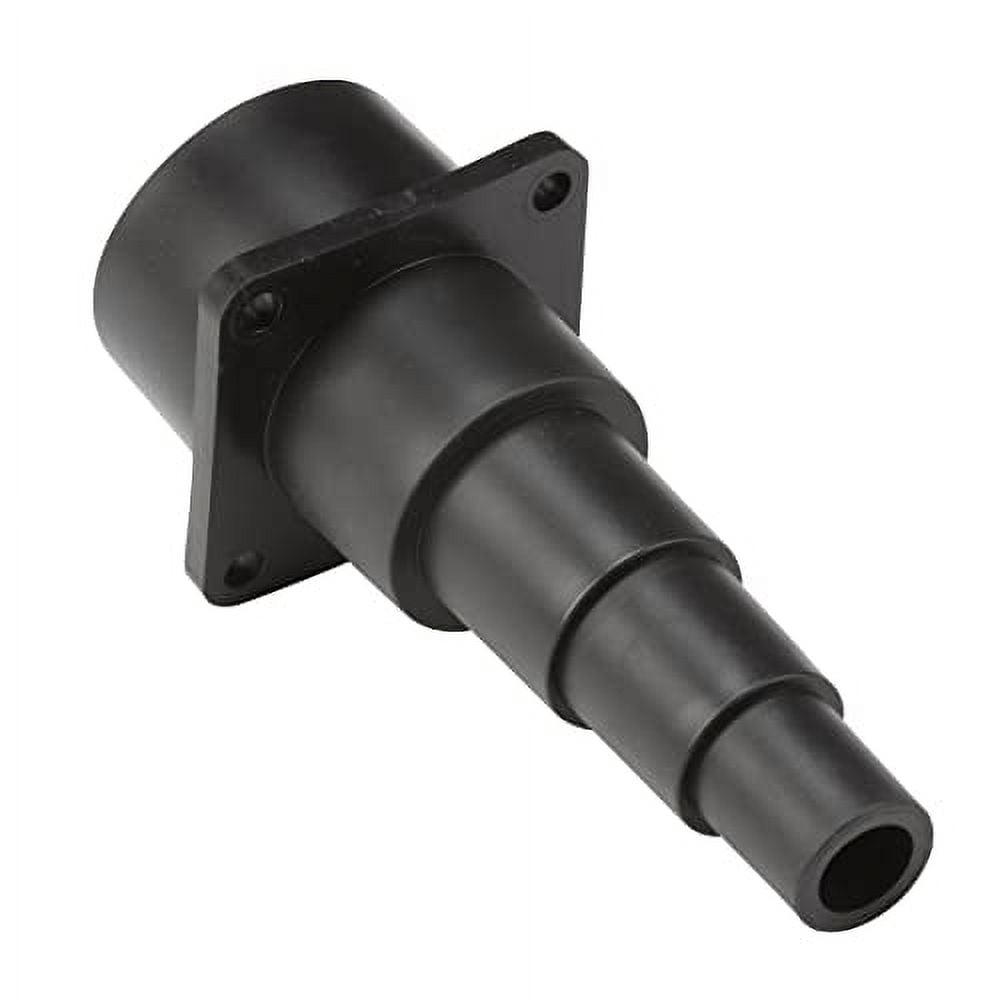 Universal Black Polypropylene Shop Vacuum Adapter