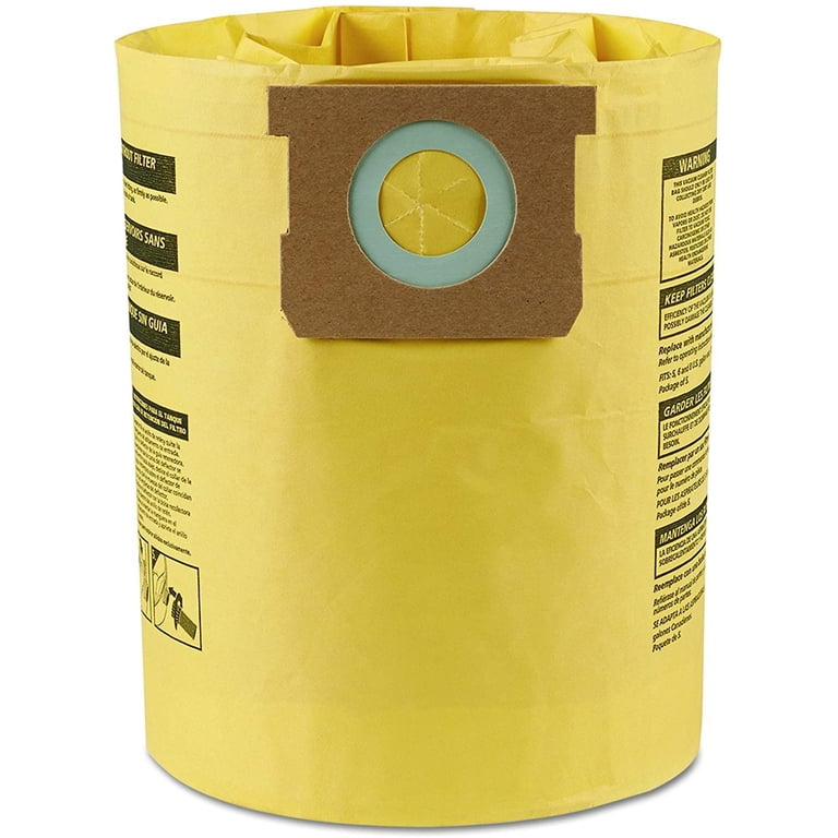 Shop-Vac 9067100 Type H 5-8 Gallon High-Efficiency Disposable