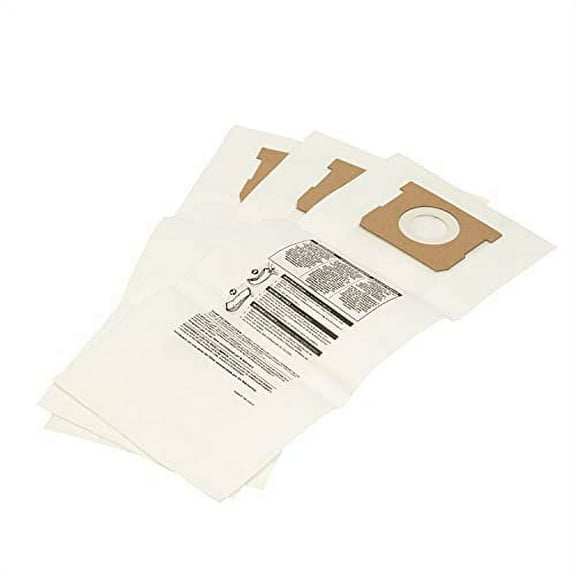 Shop-Vac 9193200, Disposable Filter Bags, For Wall Mount and HangUp Vacuums, Fits Standard 5 Gallon Tanks, (3-Pack)