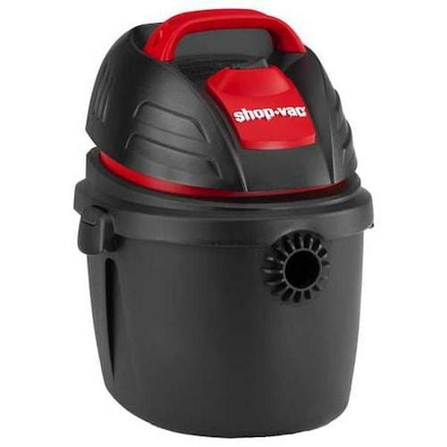 Shop-Vac Shop Vacuum, 2 1/2 gal Tank Size, 1 1/4 in Vacuum Hose Dia., Plastic