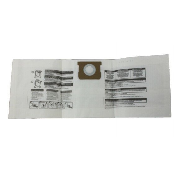 Shop Vac Type E 5 6 8 Gallon 9066100 Vacuum Cleaner Bags by DVC Made in USA [ 9 Bags ]