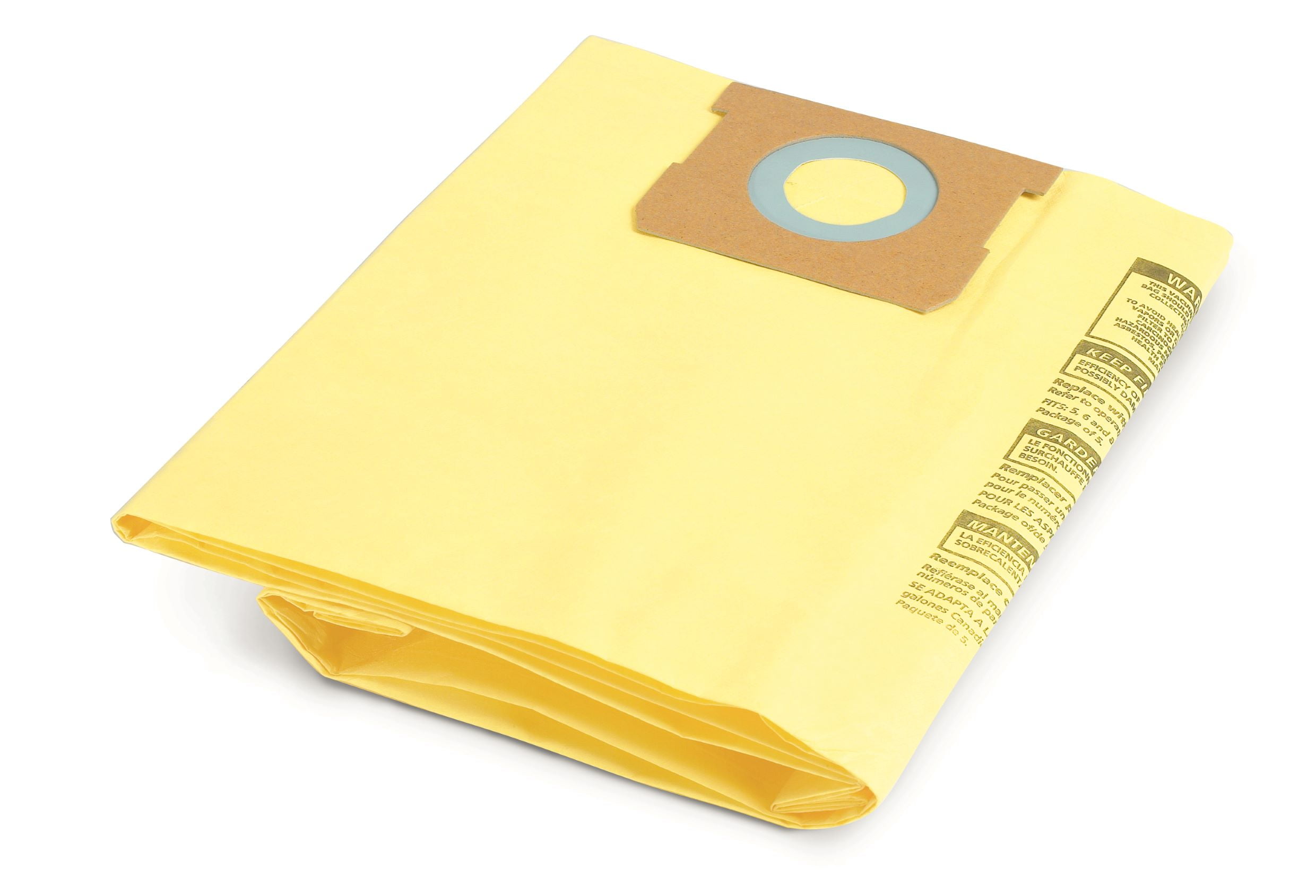 Shop-Vac Yellow High Efficiency Disposable Filter Bags