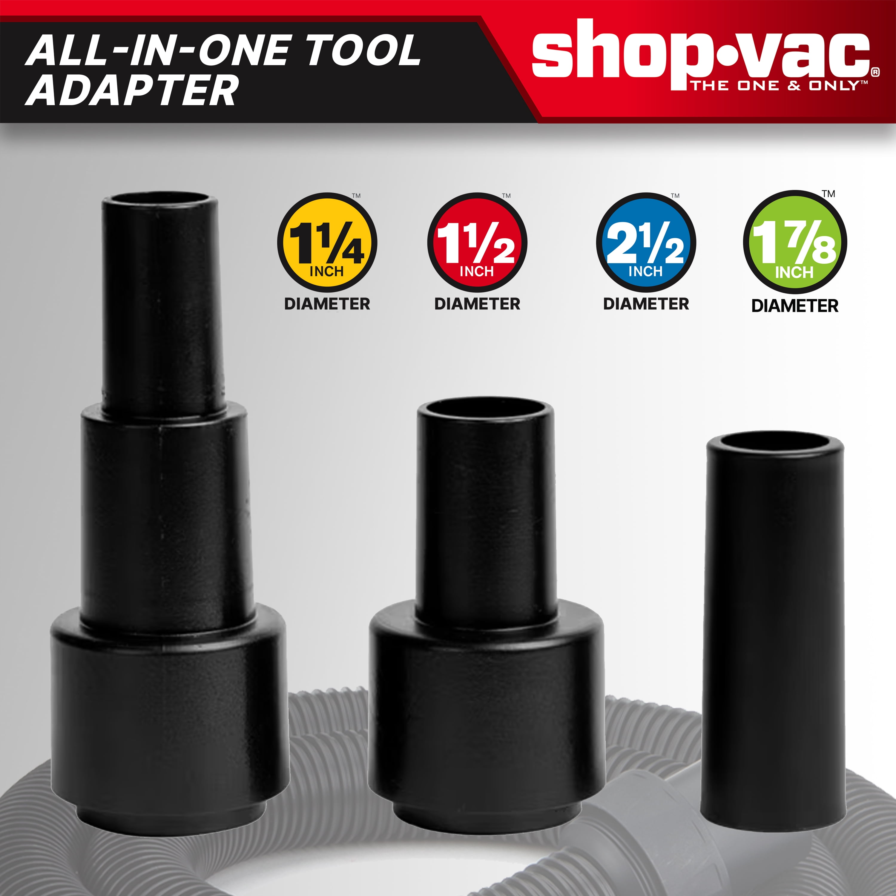 Shop-Vac Universal Adapter Kit (3pc)