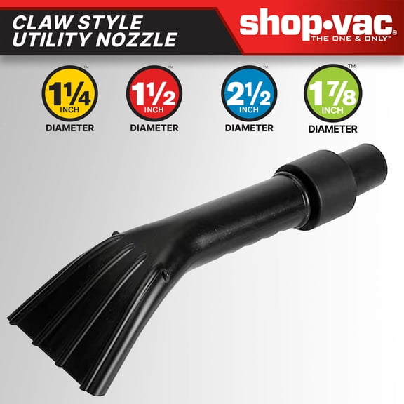 Shop-Vac Universal Claw Nozzle 1-1/4" (w/Adapter)