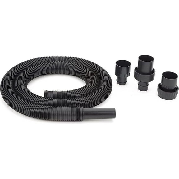 Shop-Vac Vacuum Hose,8 ft L,Black,Plastic 9050533