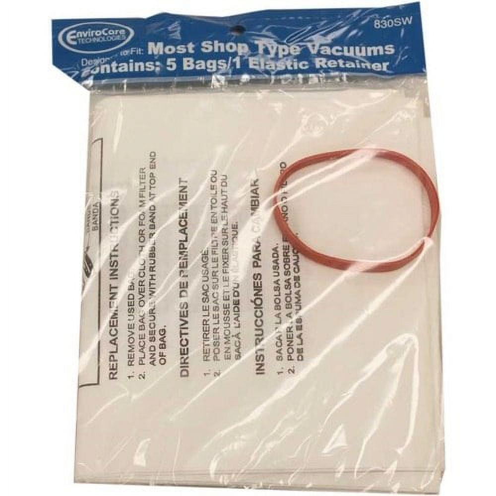 Type B - Shop-Vac® 2-2.5 Gallon* Disposable Filter Bags (3 Pack)