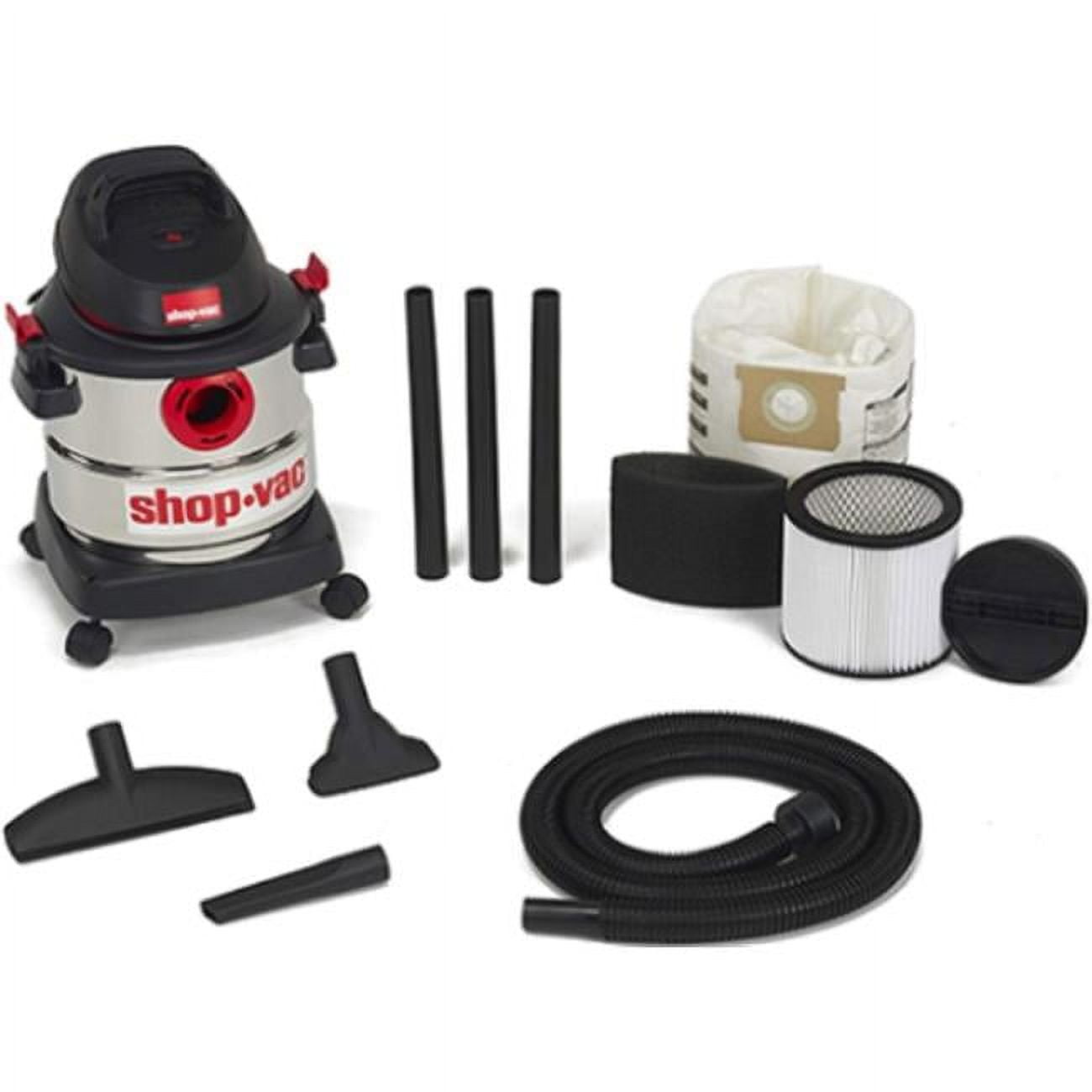 Shop Vac Wet/dry Vacuum 5 Gallon 4.5 Peak Hp Stainless Steel
