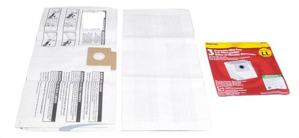Type LL - Shop-Vac® 4 Gallon* Disposable Filter Bags (3 Pack