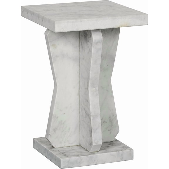 Shop Vasco White Marble Side Table-Timeless Elegance