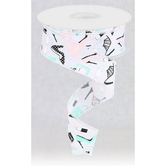 Shop our 1.5" Fashion Boutique On Royal Ribbon: White (10 Yards)