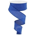 thumbnail image 1 of 1.5" Royal Canvas Ribbon: Royal Blue (10 Yards), 1 of 5
