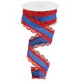 thumbnail image 1 of Craig Bachman 1.5" Scalloped Edge Ribbon, Blue, 10 Yard, 1 of 2