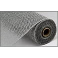 thumbnail image 1 of Shop our 10" Poly Burlap Mesh Ribbon: Grey, 1 of 3