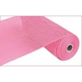thumbnail image 1 of 10" Poly Burlap Mesh Ribbon: Pink, 1 of 4
