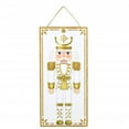 thumbnail image 1 of 12" Wooden Sign: Nutcracker Gold, 1 of 3