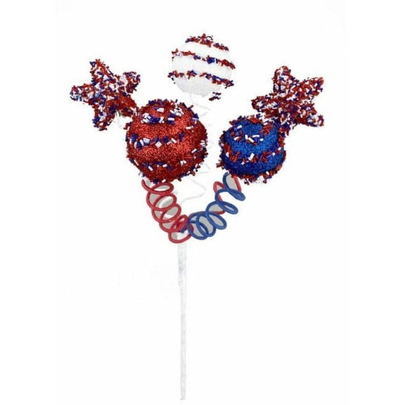 16" Patriotic Cake Pop Spray