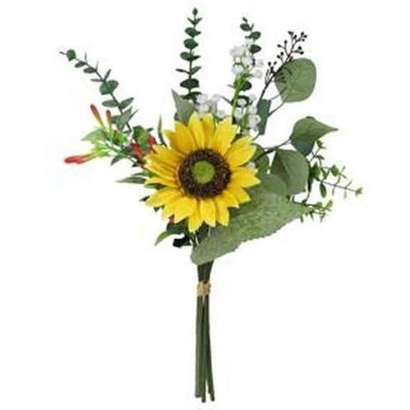 17" Sunflower/Eucalyptus Bouquet