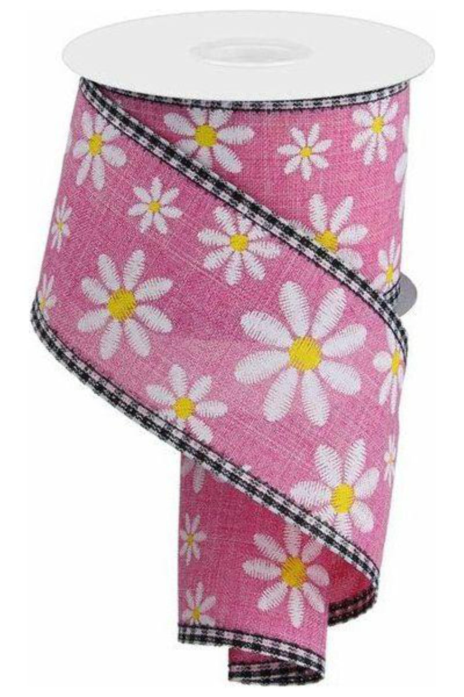 Pink Checklist Ribbon 2.5