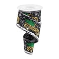 thumbnail image 1 of 2.5" Leopard Striped Edge Ribbon: Black (10 Yards), 1 of 3