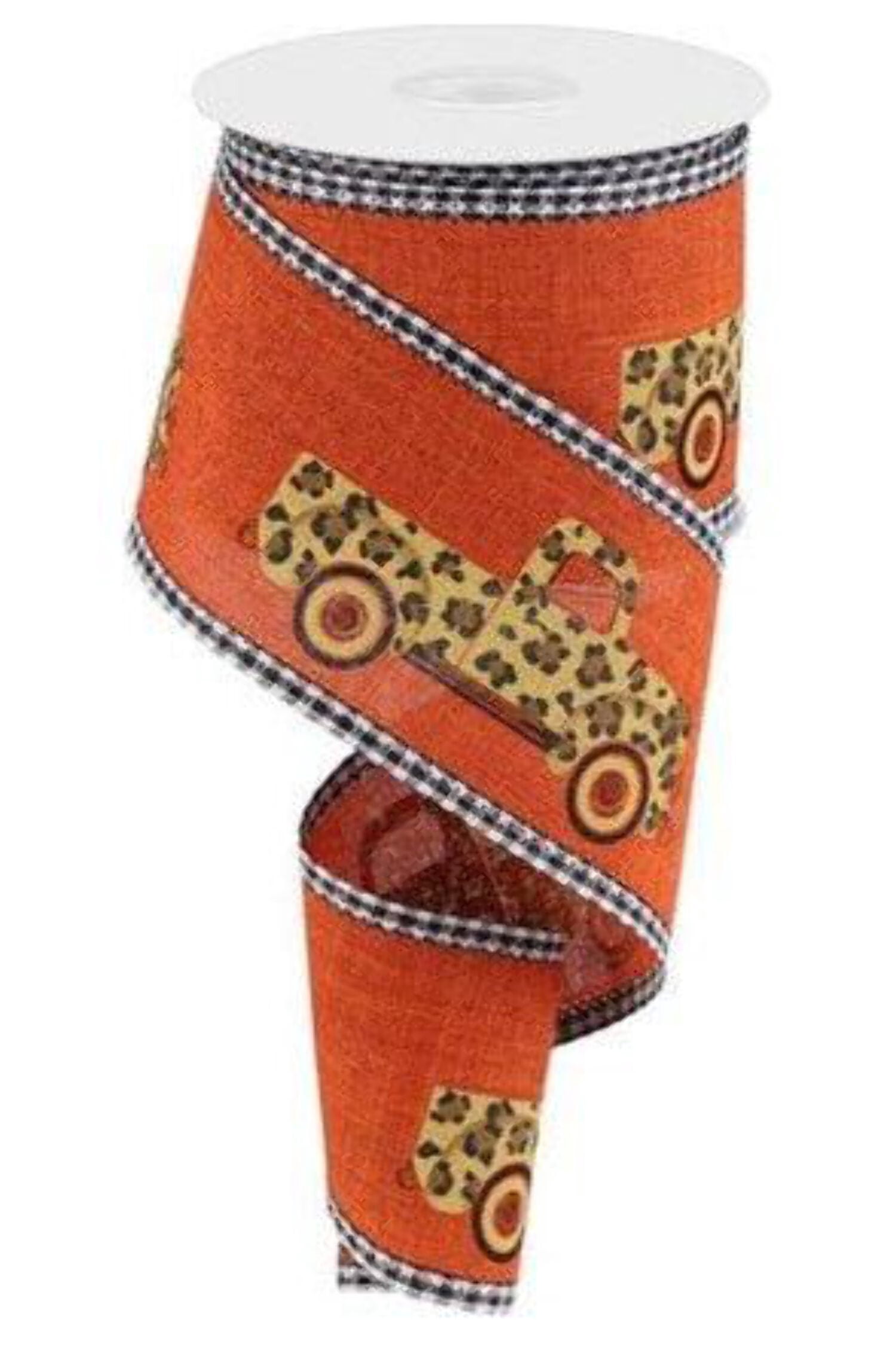 Plaid Ribbon For Christmas Tree Christmas Vintage Truck Ribbon - 2.5 ...