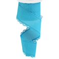 thumbnail image 1 of 2.5" Scalloped Edge Ribbon: Turquoise (10 Yard), 1 of 4