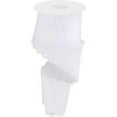 thumbnail image 1 of 2.5" Scalloped Edge Ribbon: White (10 Yard), 1 of 3