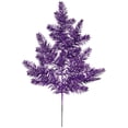 thumbnail image 1 of 25" Glitter Hemlock Spray: Purple, 1 of 5
