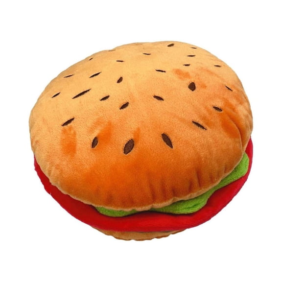 Liberty Floral 8 Inch Plush Burger Accent Ornament