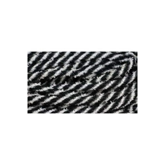 Shop our Deco Flex Snowdrift Tubing Ribbon: Black & White (20 Yards)