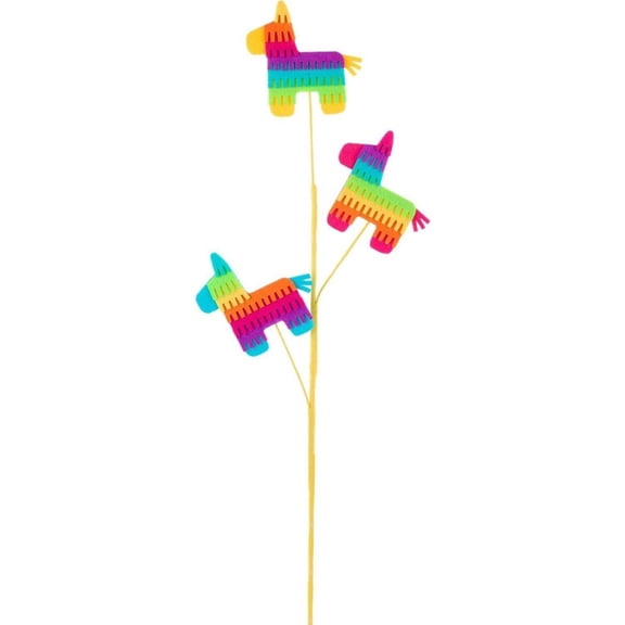 Craig Bachman 30" Fabric Fiesta Donkey Pinata Floral Spray