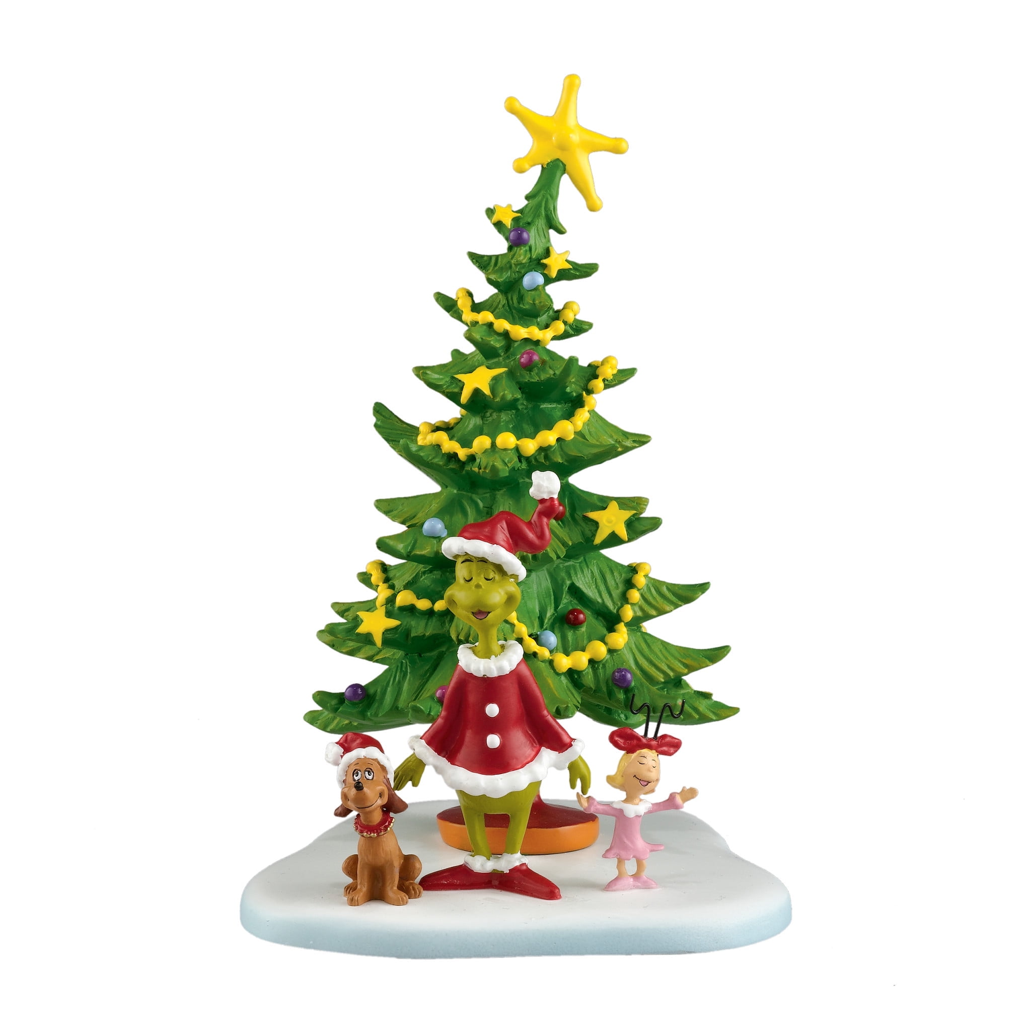 Department 56 Grinch Welcome Xmas, Xmas Day Christmas Village Accessory 5.625in H