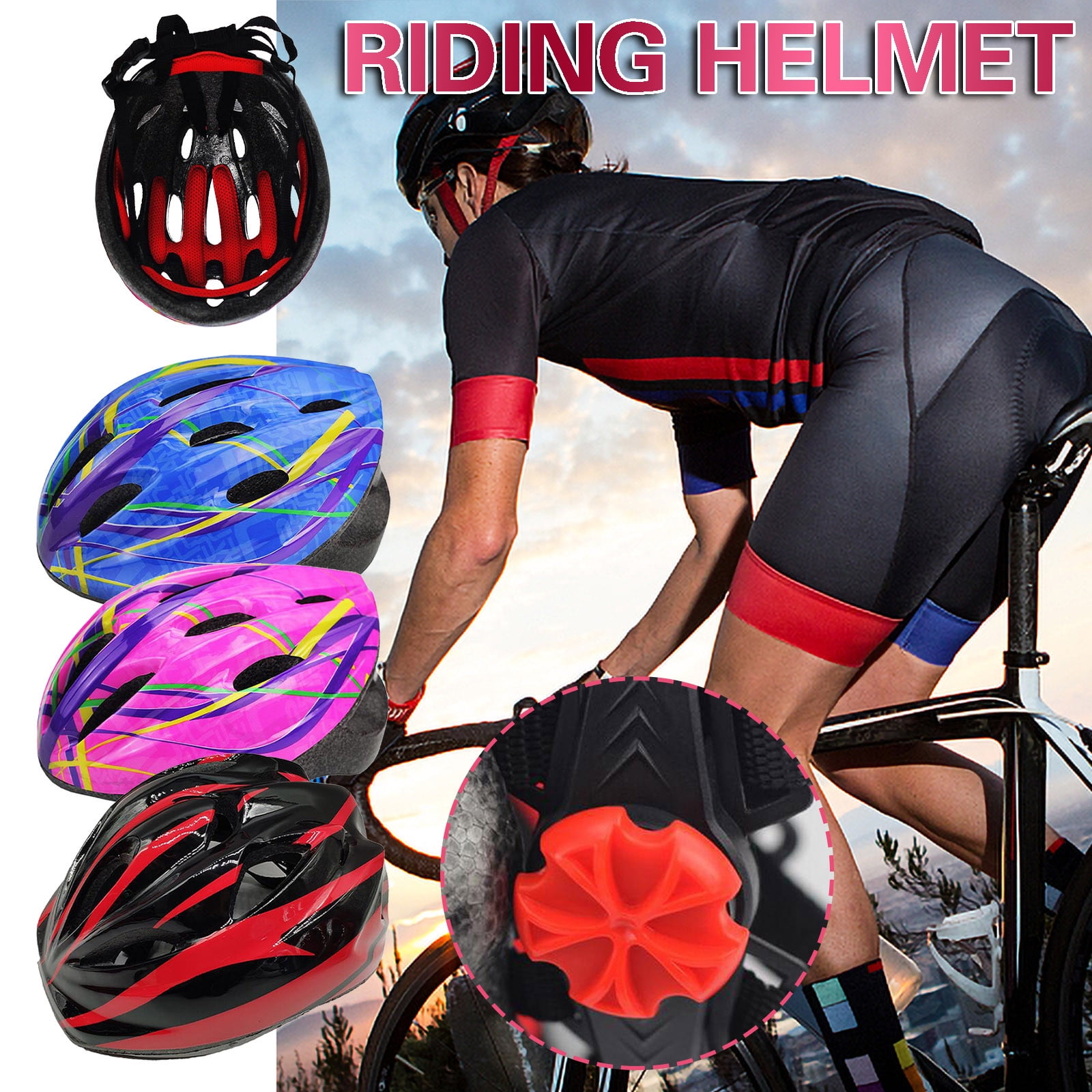 Shop savings tumgatte One-piece Helmet Bike Riding Helmet Sturdy and Wholesale