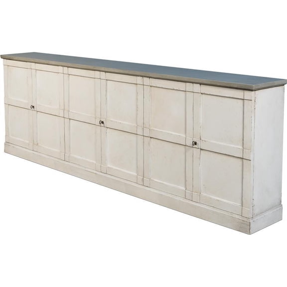 Shop the Elegant Luciana Wood Buffet with Quartz Top