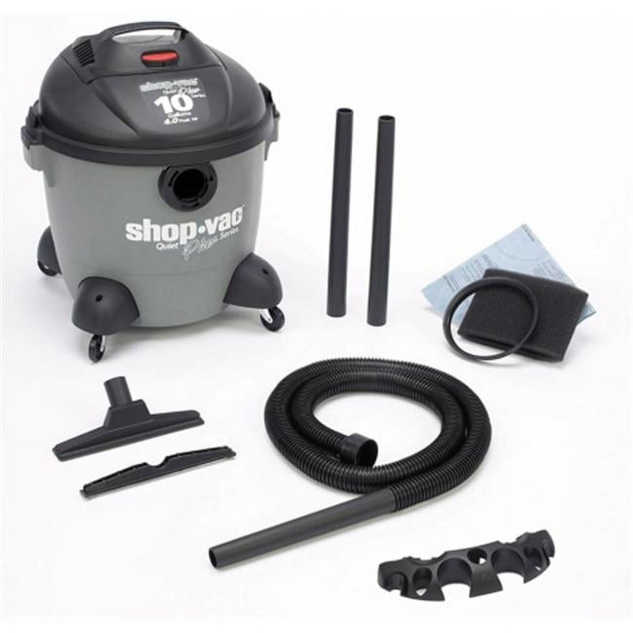 Shopvac 10 Gallon Quiet Plus WetDry Vacuum With Blower 5867100