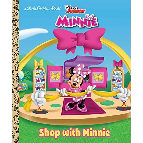 Pre-Owned Little Golden Book Shop with Minnie (Disney Junior: Mickey Mouse Clubhouse), (Hardcover)