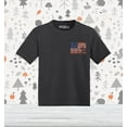 thumbnail image 1 of Shop4Ever American Flag Pocket Size Patriotic 4th of July Toddler's Cotton T-Shirt 5T/6T Black, 1 of 6