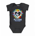 thumbnail image 1 of Shop4Ever  Autism Awareness Hands in Heart Baby Baby's Bodysuit Infant Cotton Romper 24 Months Black, 1 of 5