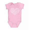 thumbnail image 1 of Shop4Ever Breast Cancer Pink Ribbon Heart Shape Baby's Bodysuit Infant Cotton Romper 12 Months Pink, 1 of 5