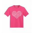 thumbnail image 1 of Shop4Ever Breast Cancer Pink Ribbon Heart Shape Toddler's Cotton T-Shirt 3T Hot Pink, 1 of 6