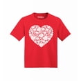 thumbnail image 1 of Shop4Ever Heart Cloud Toddler's Cotton T-Shirt 3T Red, 1 of 6