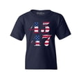thumbnail image 1 of Shop4Ever Kids 45 47 Graphic Child's Youth T-Shirt Large Navy Blue, 1 of 4